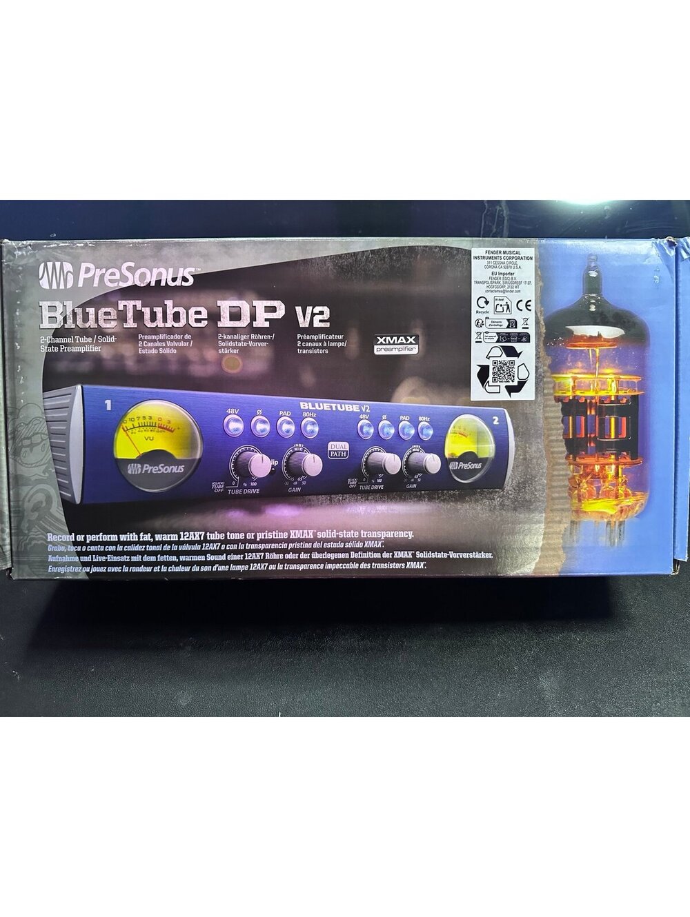 PreSonus BlueTube DP V2, L2-channel microphone Preamp NEW